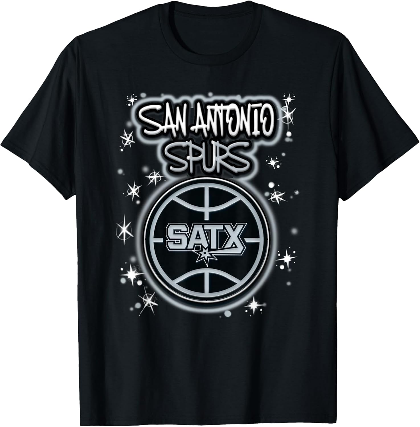 NBA San Antonio Spurs Airbrush Logo