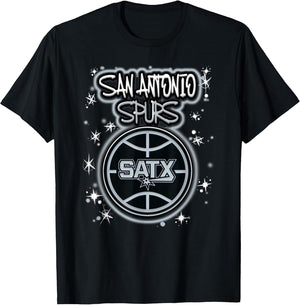 NBA San Antonio Spurs Airbrush Logo