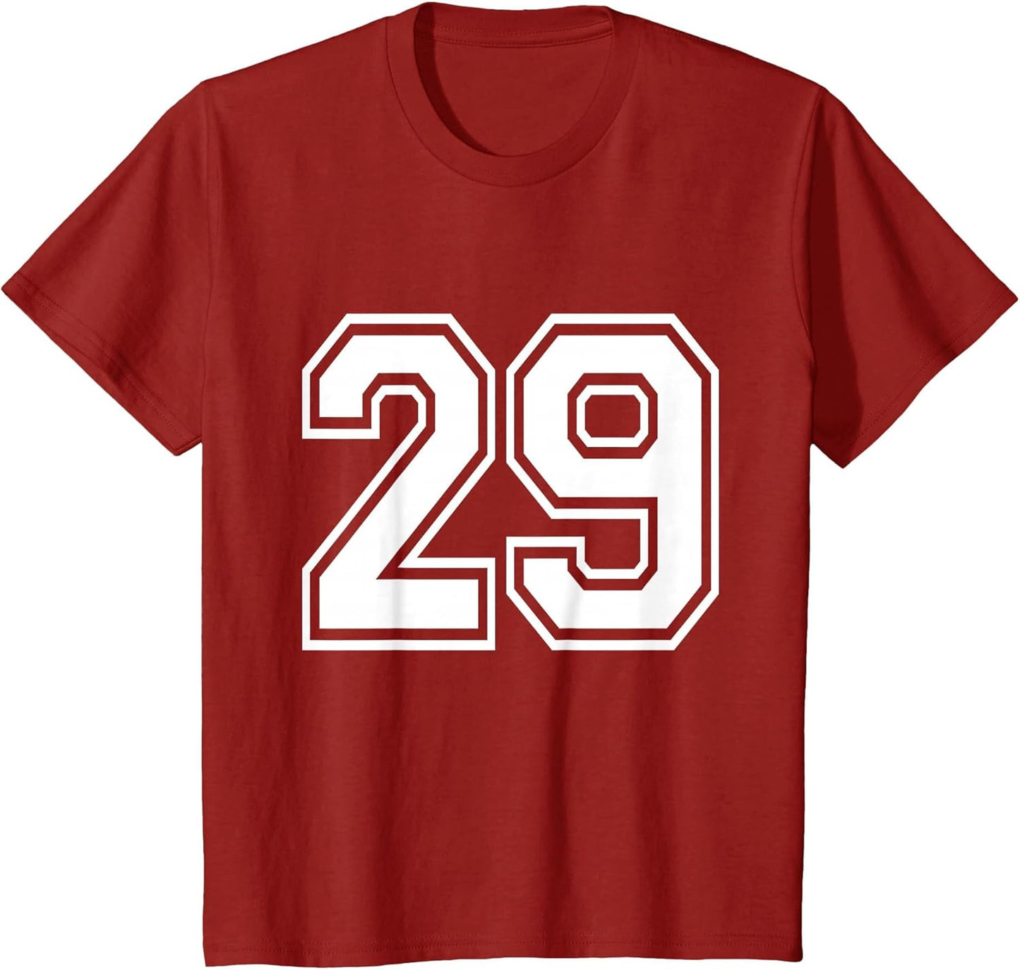Number 29 Varsity Sports Team Jersey 29th Birthday 29 Years