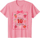 It's 10th Birthday Girl Preppy Strawberry Coquette Birthday