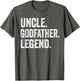 Uncle Godfather Legend - Vintage Distressed Bold Godfather