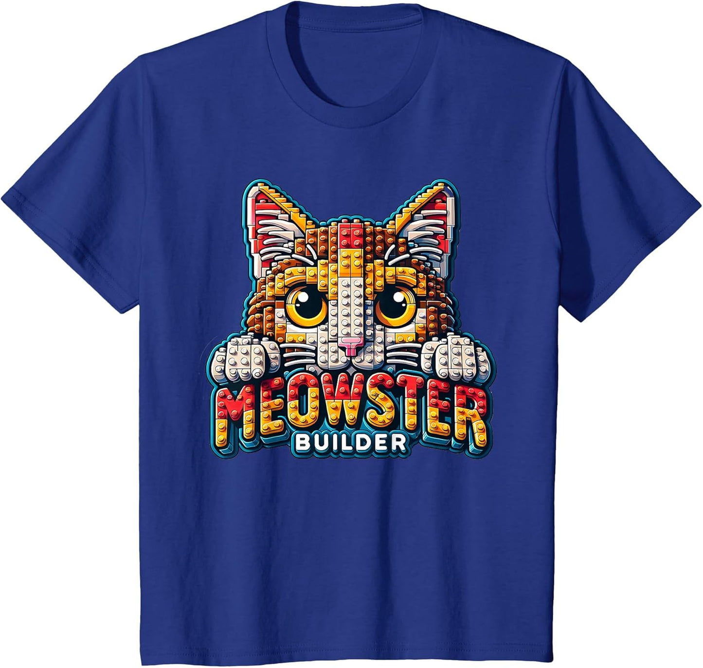 Play Building Blocks Cat Kids Boys Meowster Brick Builder