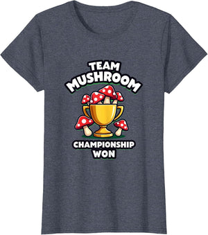 Team Mushroom Championship Won Victory Design