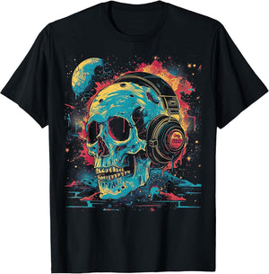 Cosmic Skull DJ | Men Women (S-6XL) | Graphic
