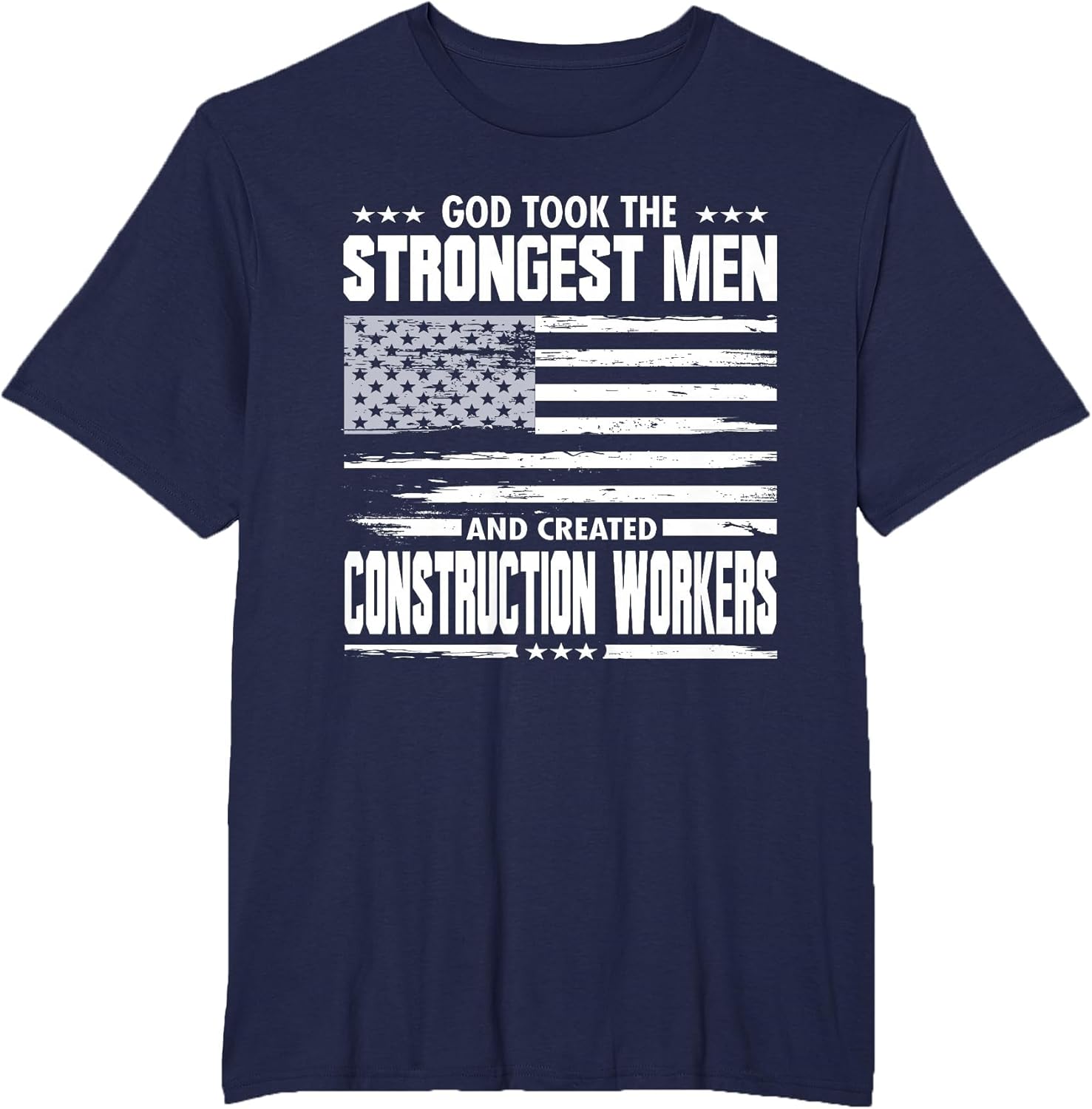 American Construction Union Worker Proud God Loving Trades