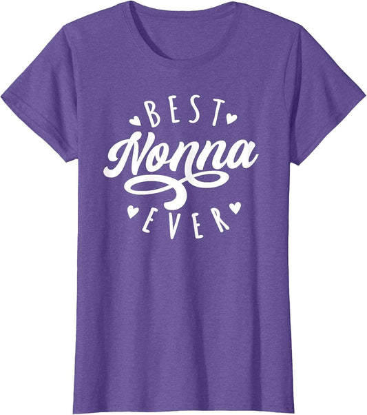 Best Nonna Ever Modern Calligraphy Font Mother's Day Nonna