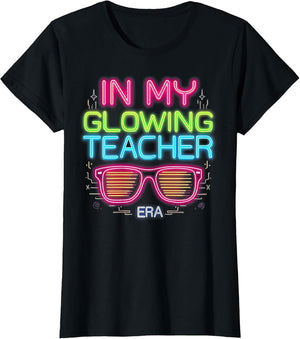 in My Glowing Teacher Era Groovy Colorful Bright