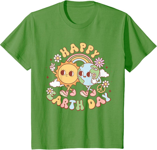 Groovy Earth Day April 22 Planet Anniversary Women Girl Kids