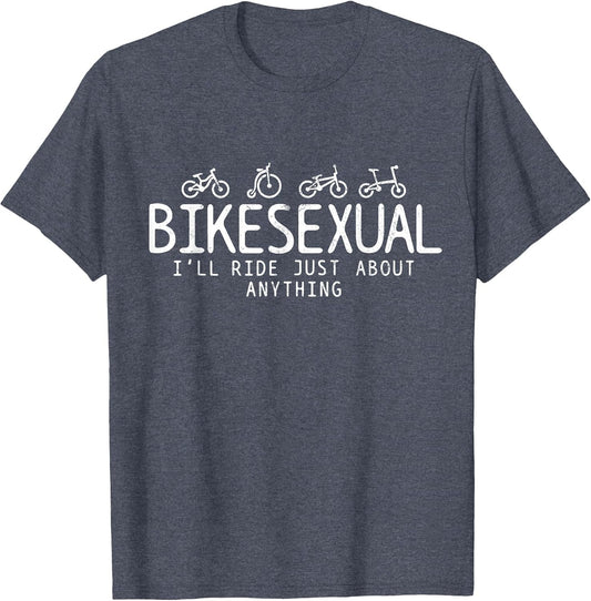 Bikesexual - Funny Bicycle Bike Cycling Shirt Gift