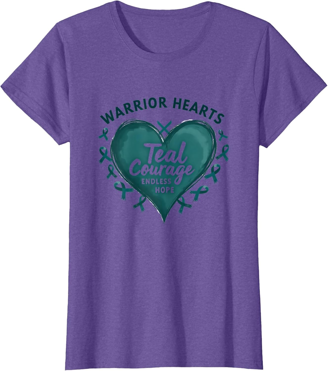 Ovarian Cancer Awareness: Warrior Hearts, Teal Courage