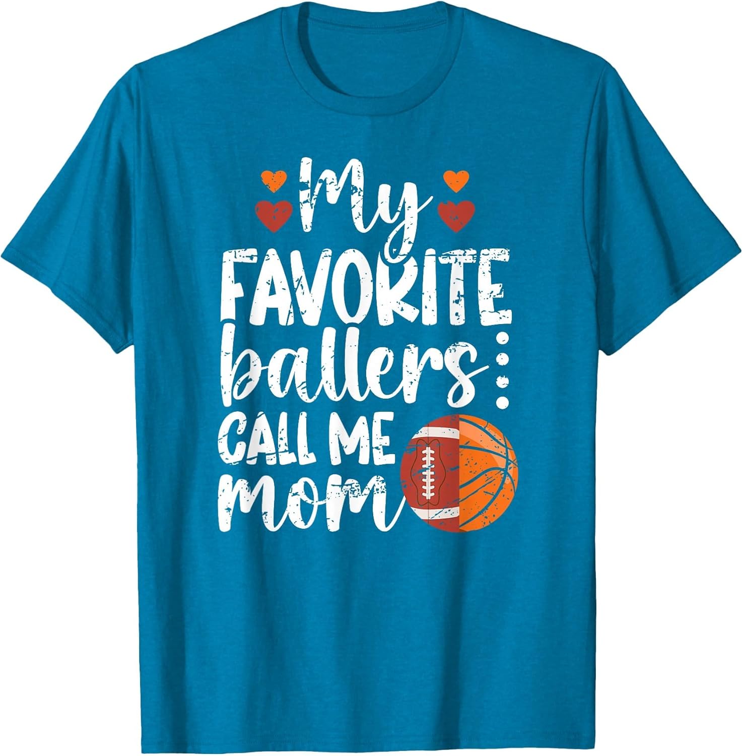 My Favorite Ballers Call Me Mom Basketball Football Mom