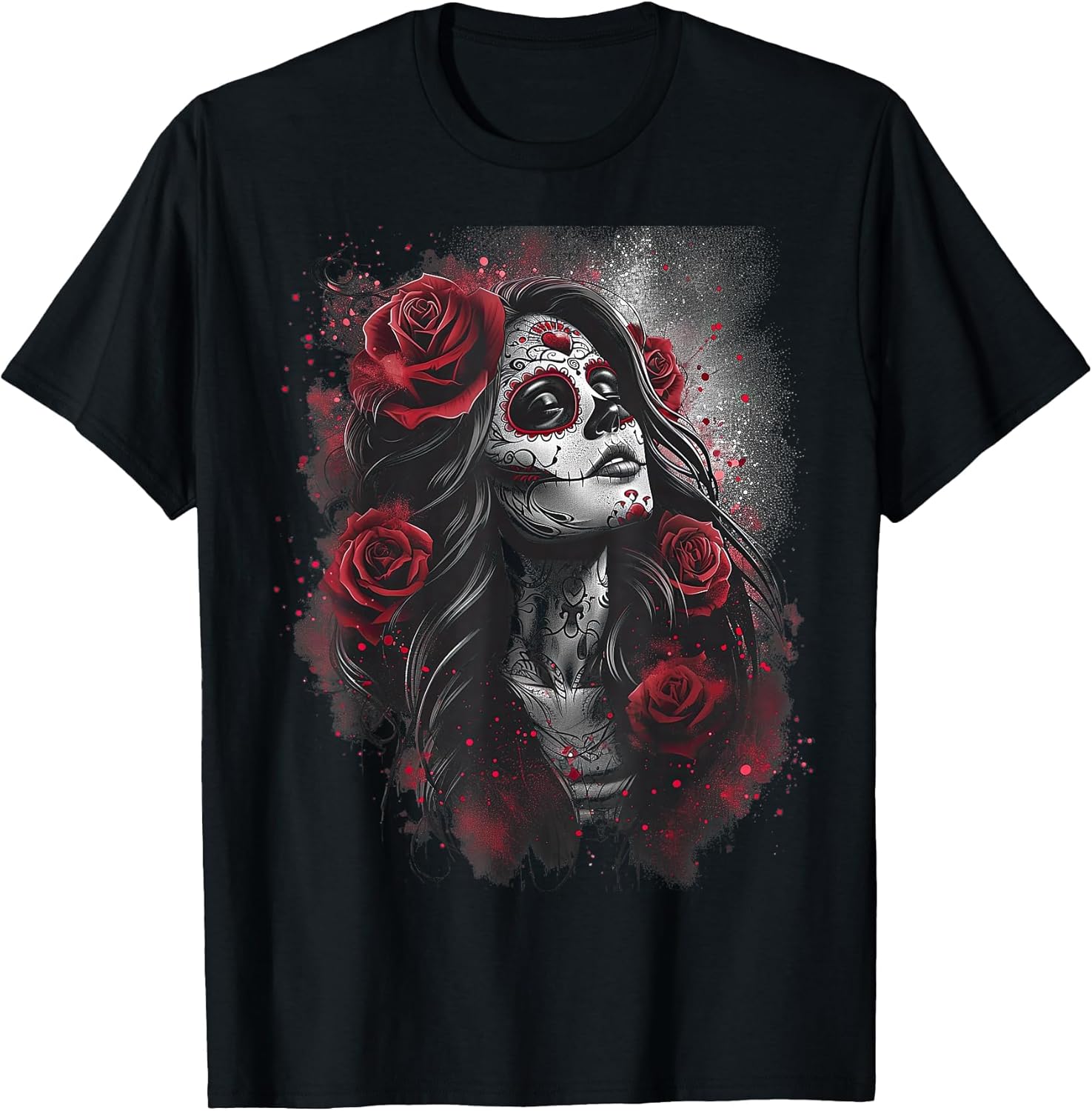 Cute Sugar Woman Day of The Dead Pink Girl