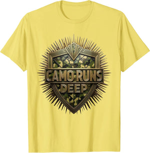 Camo Runs Deep Camouflage Graphic Design