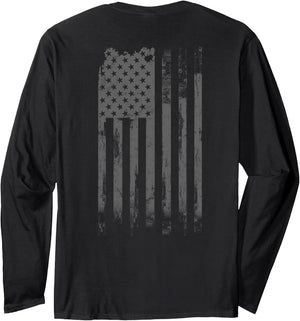 Vintage Patriotic Distressed America USA Flag