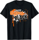 I Bleed Black & Orange Sports Team Game Day