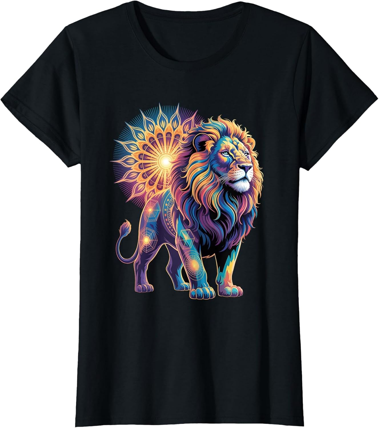 Sacred Geometry Lion Mandala
