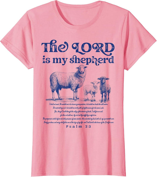 The Lord is My Shepherd Christian Sheep Psalm 23 Faith
