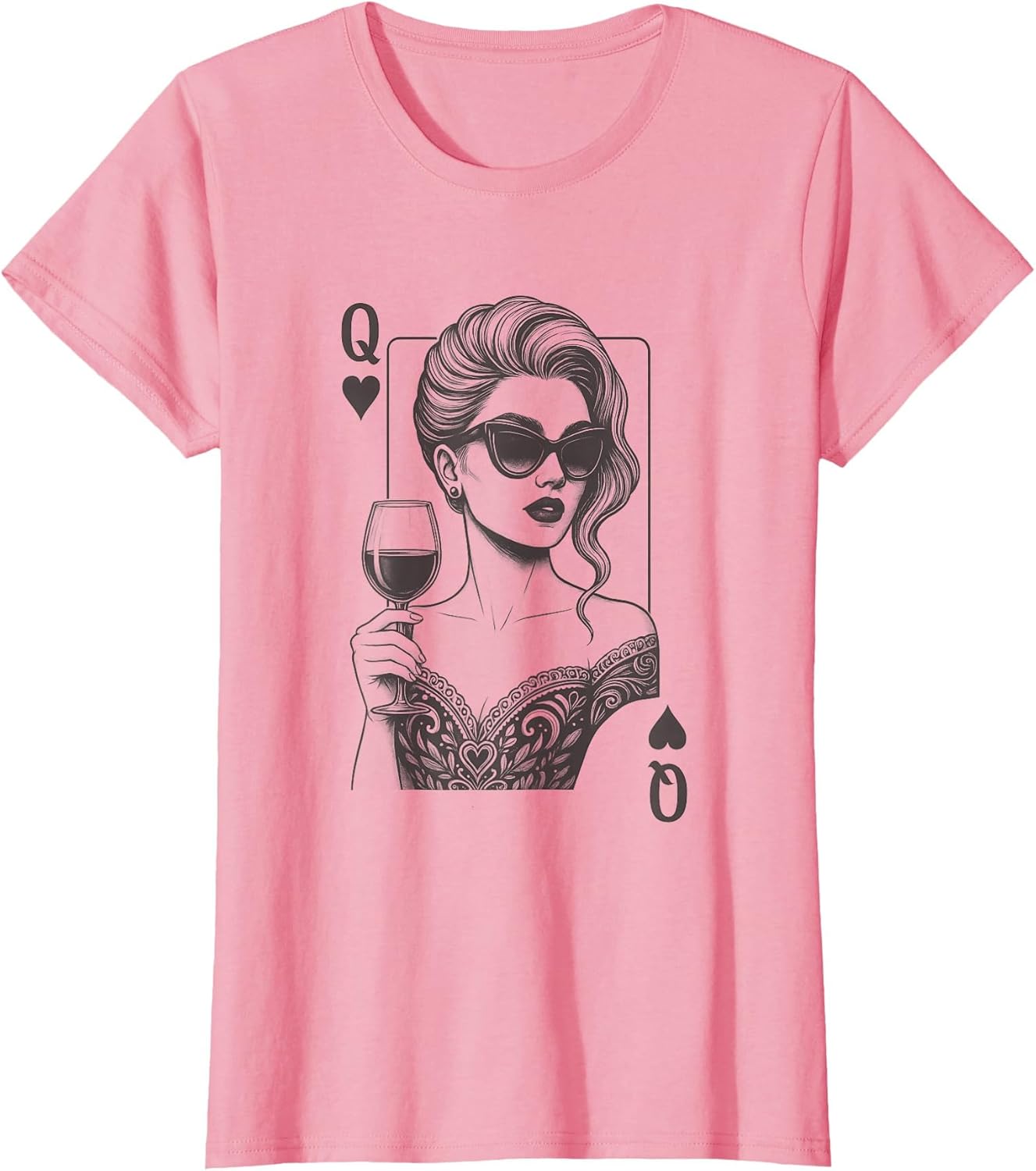 Queen of Hearts Playing Card Deck Women Vintage