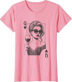 Queen of Hearts Playing Card Deck Women Vintage