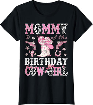 Mommy of The Birthday Cowgirl Pink Disco Rodeo Western
