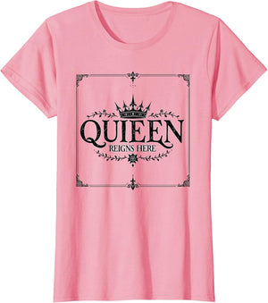 Gothic Queen Reigns Here Dark Royalty Design