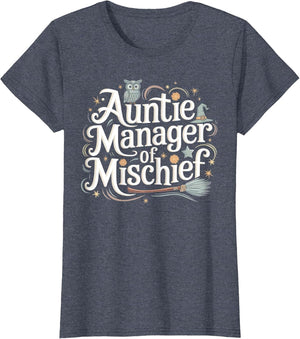 Funny Auntie Manager of Mischief Family Matching Best Aunt