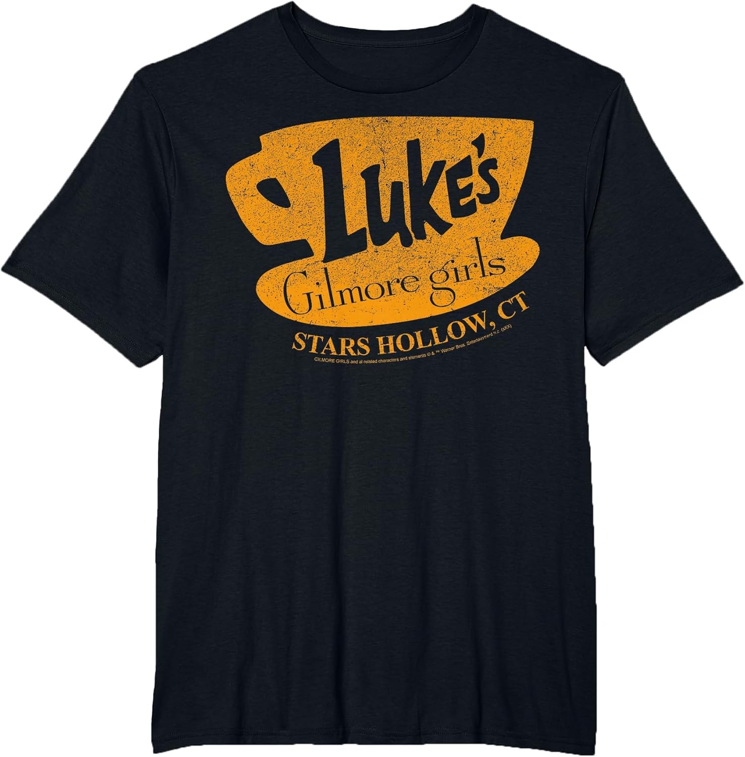 Gilmore Girls Luke's Diner Stars Hollow Distressed Sign