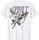 Hip Hop Vintage Edgy Urban Y2K Back Print Streetwear Angel