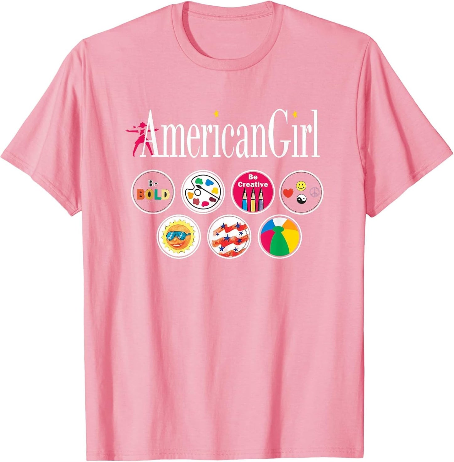American Girl - Logo & Grin Pins