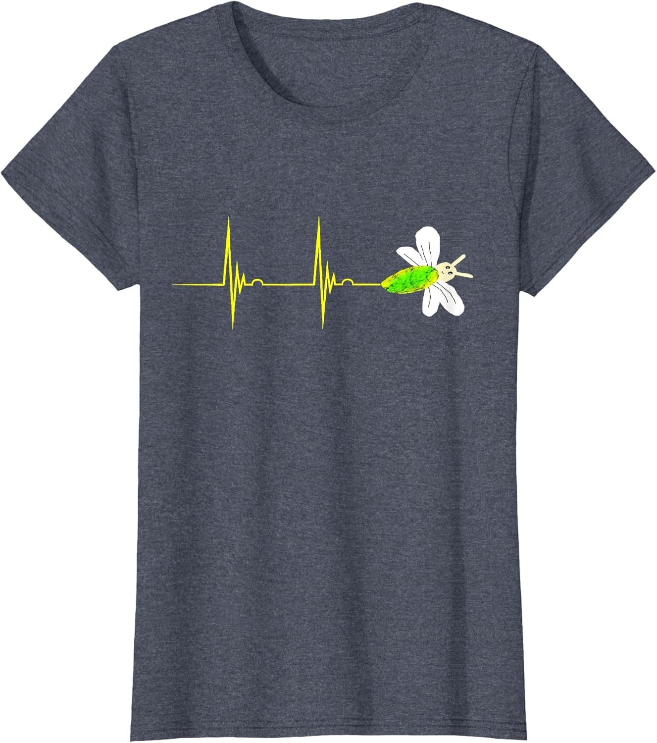 Firefly Heartbeat EKG Pulseline Insect Bug Lightning