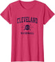 Cleveland Vintage Baseball Throwback Retro Design