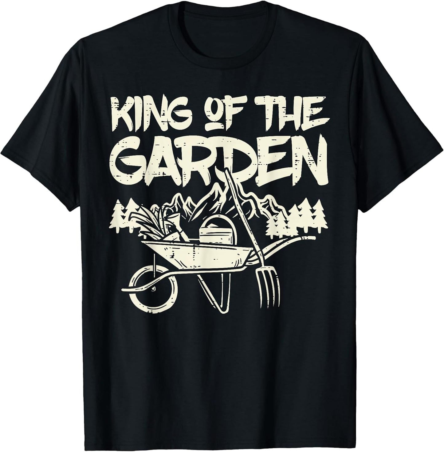 King of The Garden Cool Gardening Gardener Grandpa Dad Men