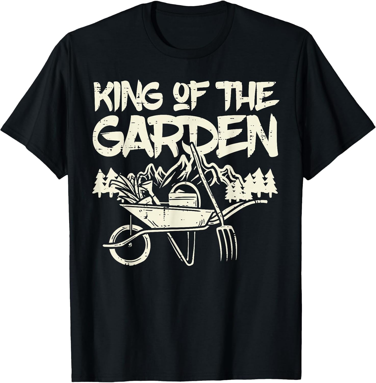 King of The Garden Cool Gardening Gardener Grandpa Dad Men
