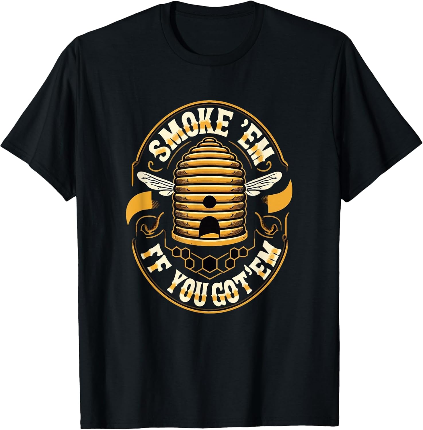 Vintage Smoke 'Em If You Got'em Beekeeper Beekeeping Hive