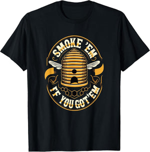 Vintage Smoke 'Em If You Got'em Beekeeper Beekeeping Hive