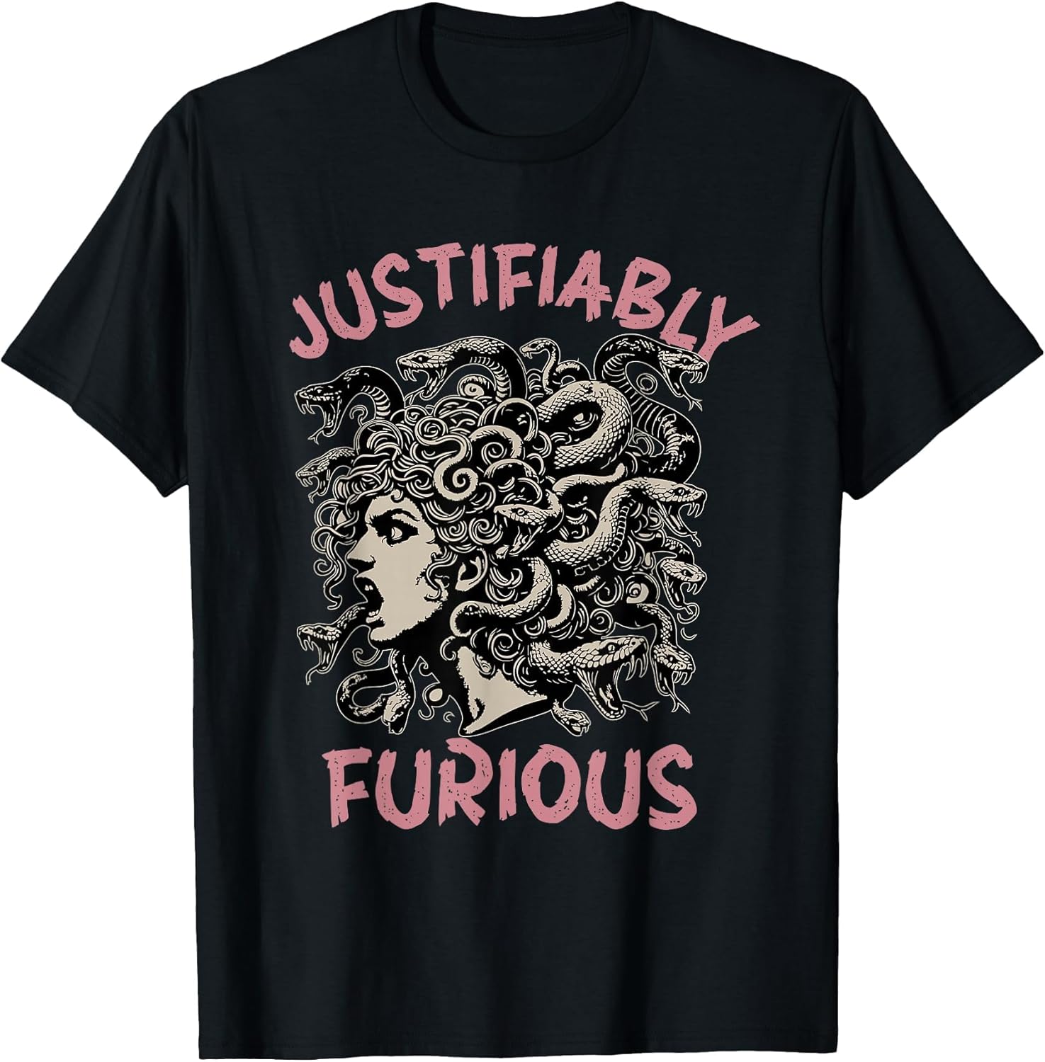 Justifiably Furious Medusa Feminist Women's Right Activist