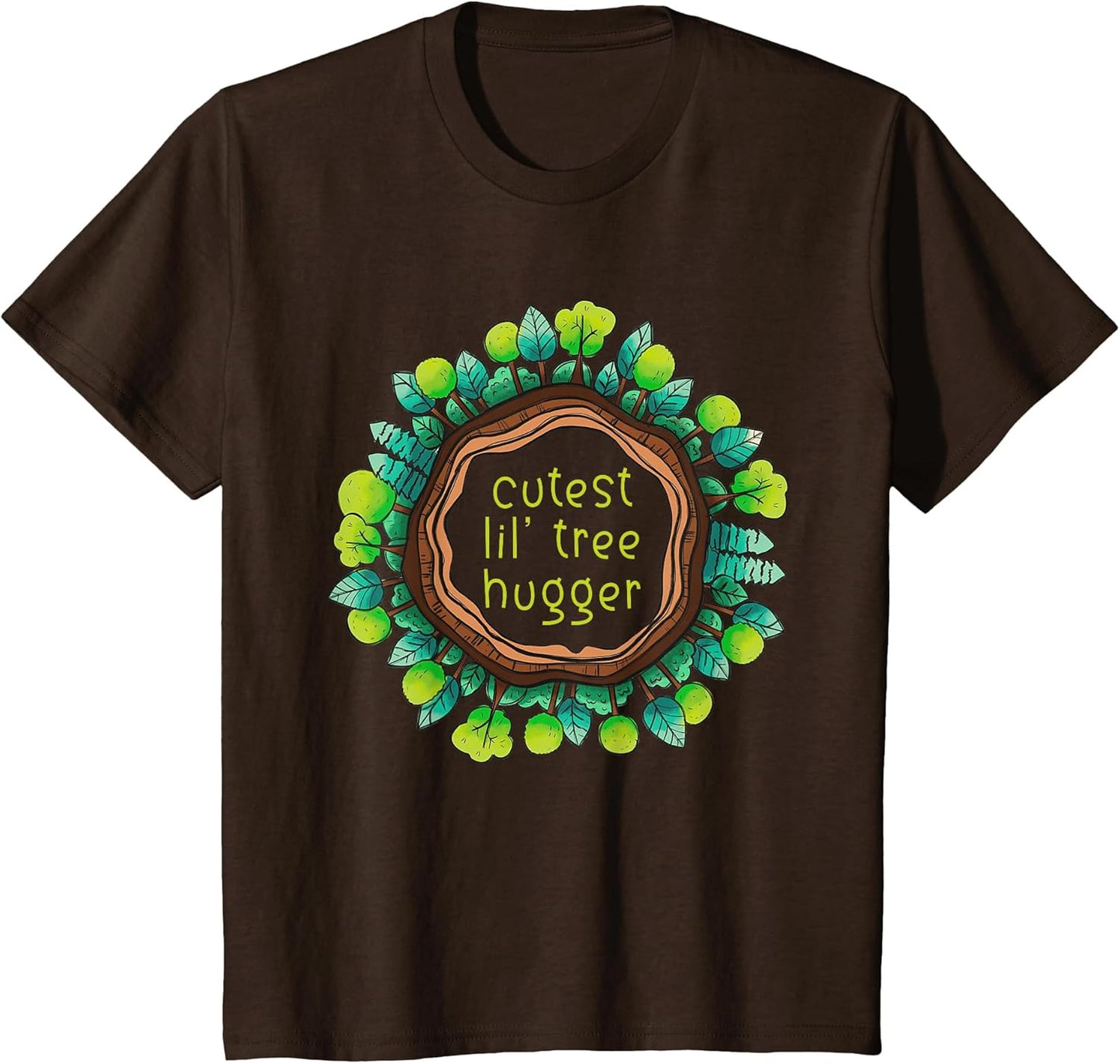 Kids Kids Earth Day Tree Rings Cutest Lil Tree Hugger Boys Girls