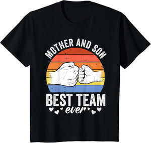 Mother & Son Best Team Ever Mom Sons Matching Mother Son