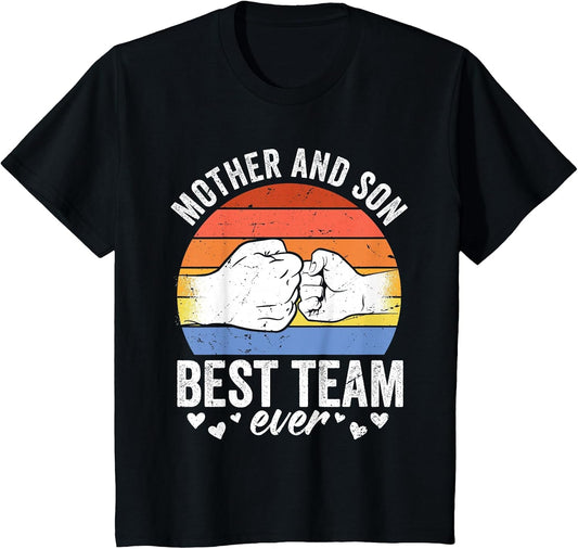 Mother & Son Best Team Ever Mom Sons Matching Mother Son
