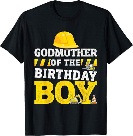 Godmother of Birthday boy Matching Family Construction Party