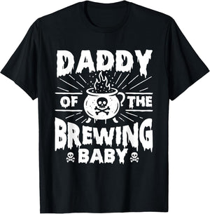 Daddy of The Brewing Baby - Halloween Pregnancy Announcement