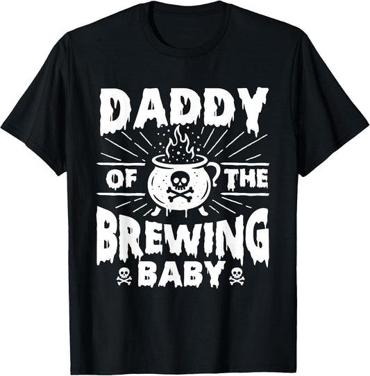 Daddy of The Brewing Baby - Halloween Pregnancy Announcement