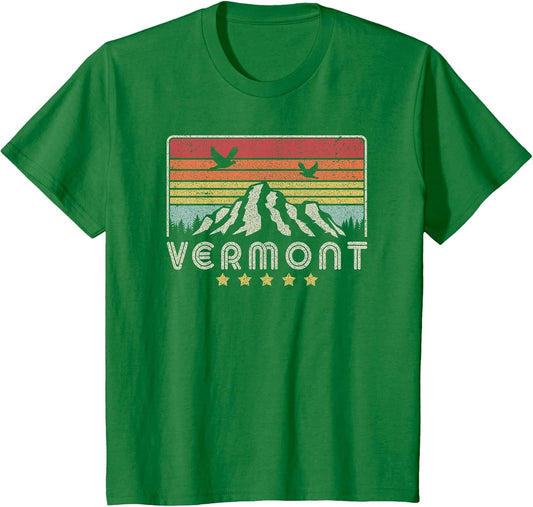 Vermont Shirt. Retro Style VT, USA