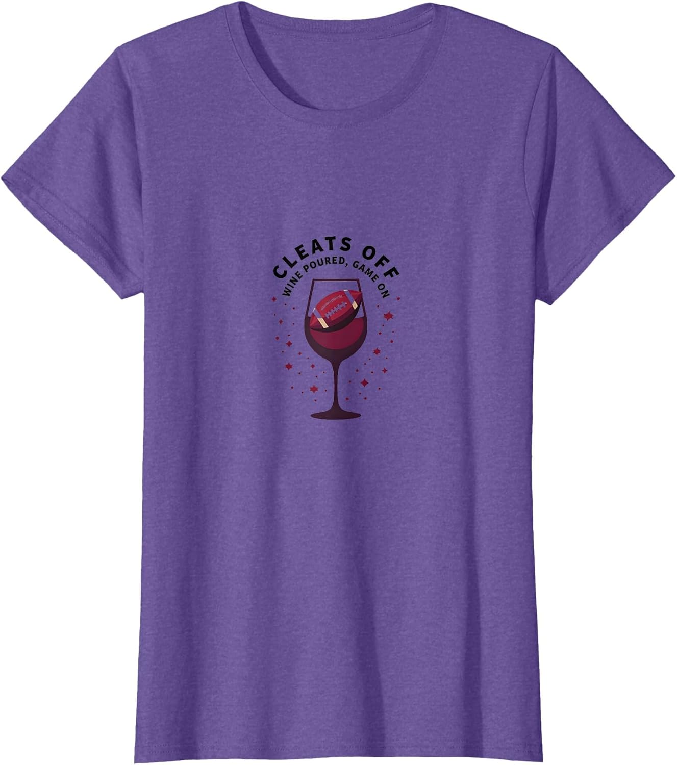 Sunday Funday Football Wine Lover Women's Game Day Saying