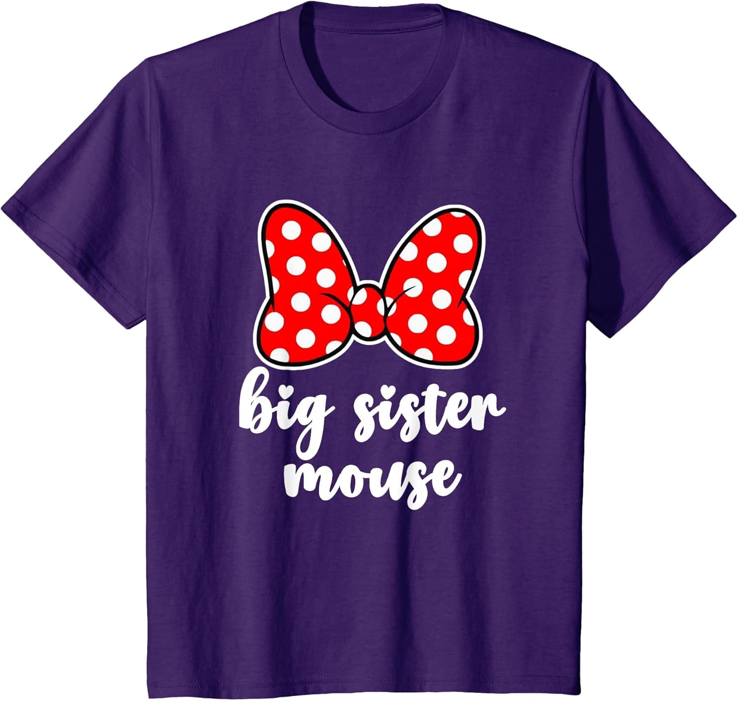 Kids Big Sister Mouse Bow Family Vacation - Youth, Toddler