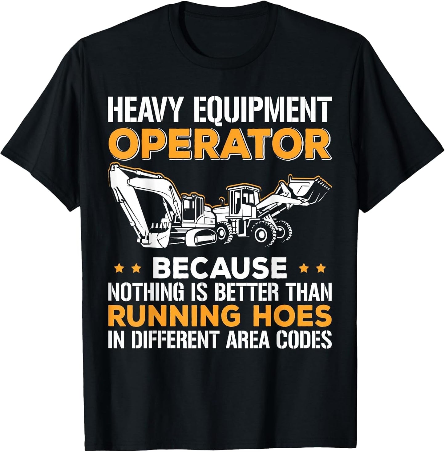 Heavy Equipment Backhoe Excavator Operator Running Hoes
