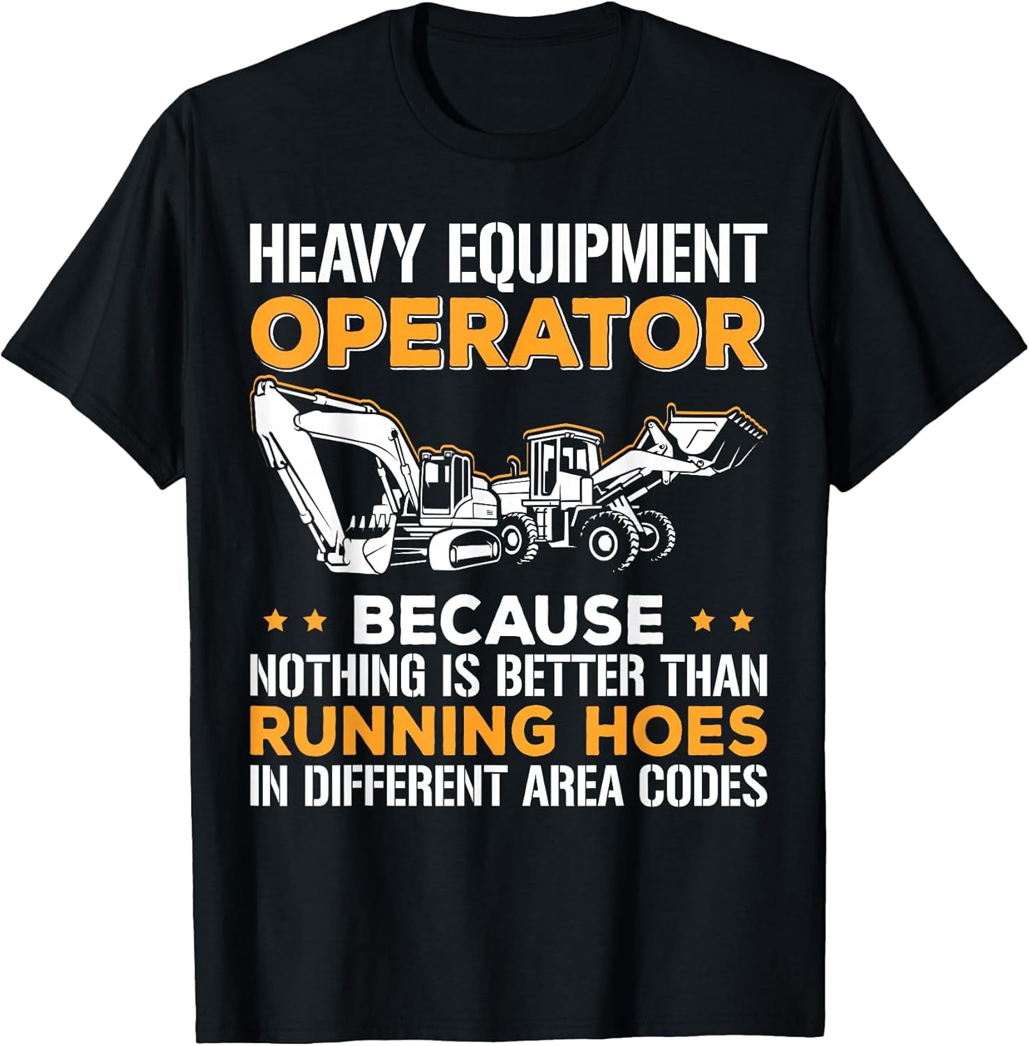 Heavy Equipment Backhoe Excavator Operator Running Hoes