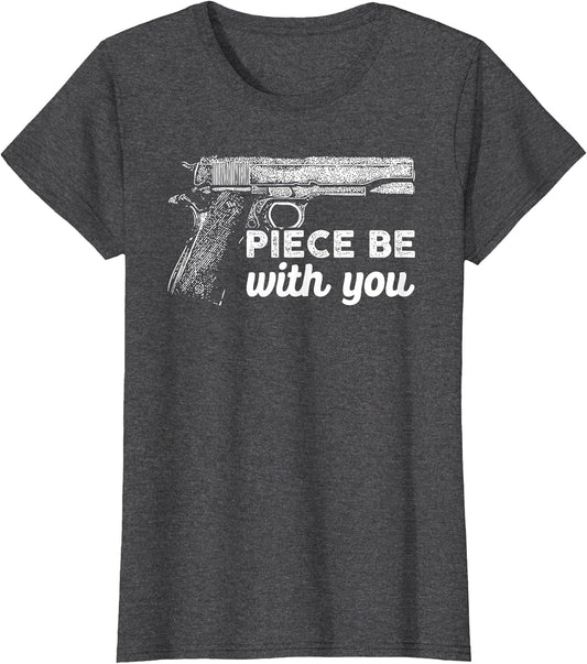 Piece Be with You 2nd Amendment Gun Lover Cool Man