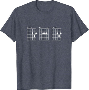 Guitarist Dad Fathers Day Shirt - DAD Guitar Chords