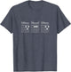 Guitarist Dad Fathers Day Shirt - DAD Guitar Chords